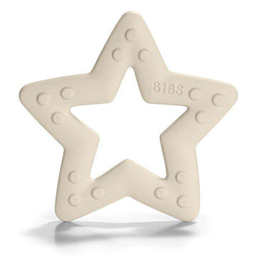 BIBS Spela - Baby Bitie Bitering - Stjärna - Elfenben 