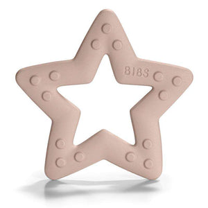 BIBS Spela - Baby Bitie Bitering - Stjärna - Blush 