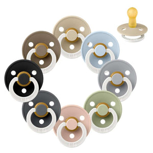 Bibs Rund Colour Napp - bundle - 8 st. - strl. 2 - Sov gott lilla vän - GLOW 