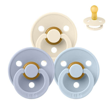 Bibs Rund Colour Napp - bundle - 3 st. - strl. 2 - Mjuk och Klar 