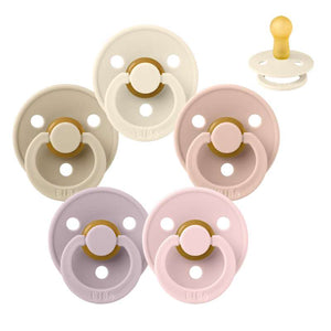 Bibs Rund Colour Napp - bundle - 5 st. - strl. 2 - Mjuk och Skonsam 
