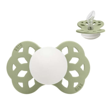 BIBS Anatomisk Infinity Sut - strl. 1 - Silikon - GLOW - Salvia 
