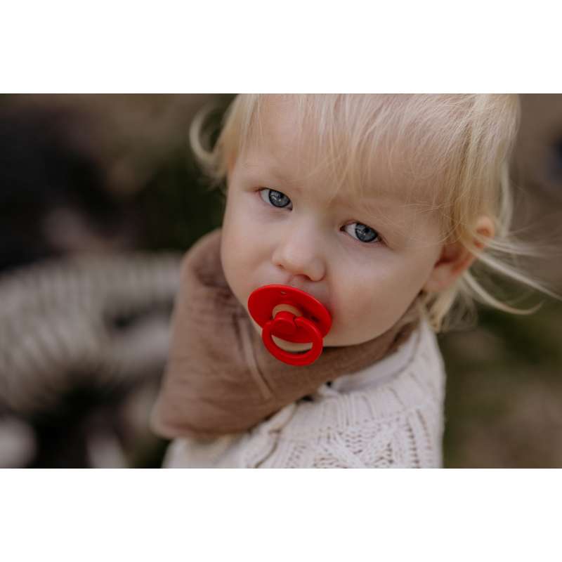 Bibs Rund Colour Napp - bundle - 3 st. - strl. 2 - Candy Apple 