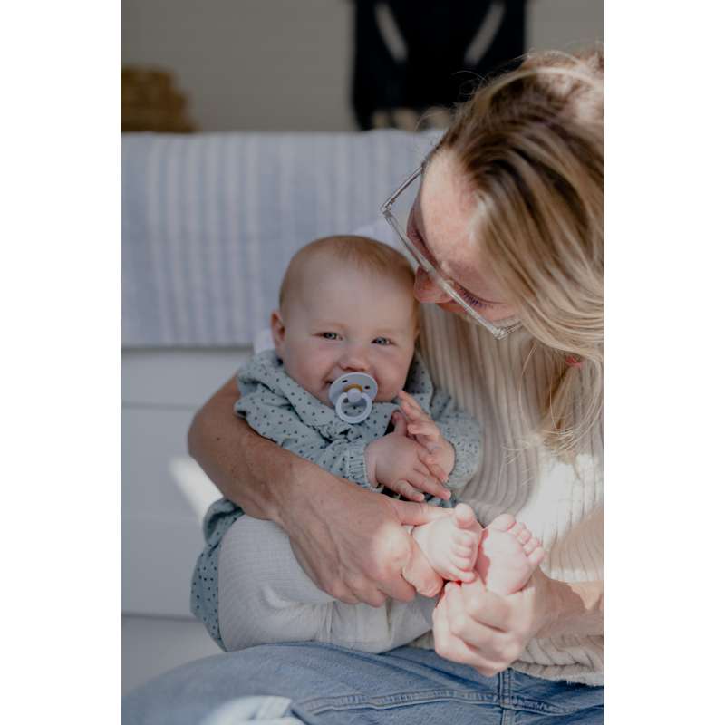 Bibs Rund Colour Napp - bundle - 3 st. - strl. 2 - Blåögd baby 
