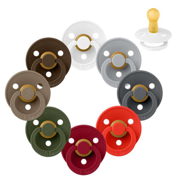 Bibs Rund Colour Napp - bundle - 8 st. - strl. 2 - Julkollektionen 