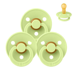 Bibs Rund Colour Napp - bundle - 3 st. - strl. 2 - Matcha 