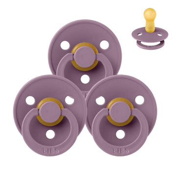 Bibs Rund Colour Napp - bundle - 3 st. - strl. 2 - Mauve 