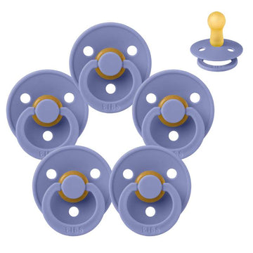 Bibs Rund Colour Napp - bundle - 5 st. - strl. 2 - Peri 