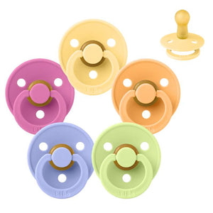 Bibs Rund Colour Napp - bundle - 5 st. - strl. 2 - Sweet Sorbet 