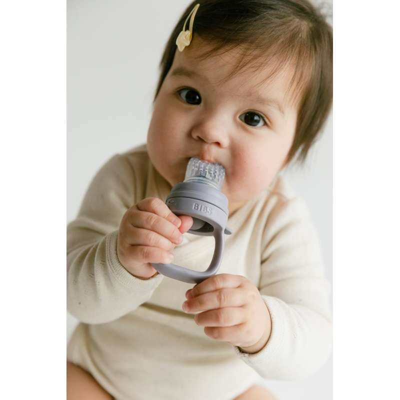 BIBS Middag - Baby Matningssked - Fossilgrå 