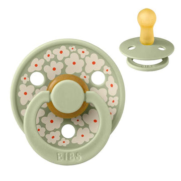 BIBS Rund Colour Napp - Str. 2 - Naturgummi - Studio Jasmine Field - Sage