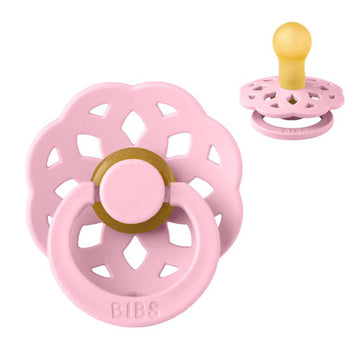 BIBS Rund Boheme Sut - Str. 1 - Naturgummi - Baby Pink