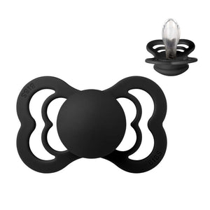 BIBS Symmetrisk Supreme Napp - Str. 2 - Silikon - Black