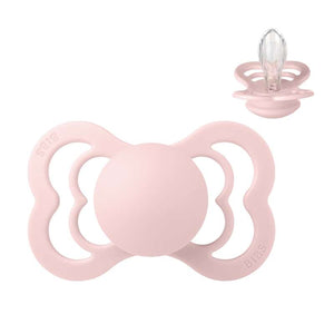 BIBS Symmetrisk Supreme napp - Str. 2 - Silikon - Blossom