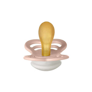 BIBS Symmetrisk Supreme Napp - Strl. 2 - Naturgummi - GLOW - Blush