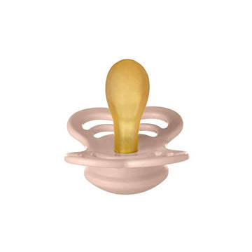 BIBS Symmetrisk Supreme Napp - Stl. 2 - Naturgummi - Blush