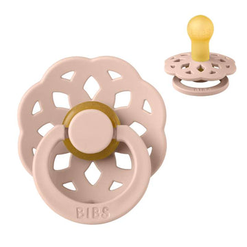 BIBS Rund Boheme Napp - Str. 1 - Naturgummi - Blush