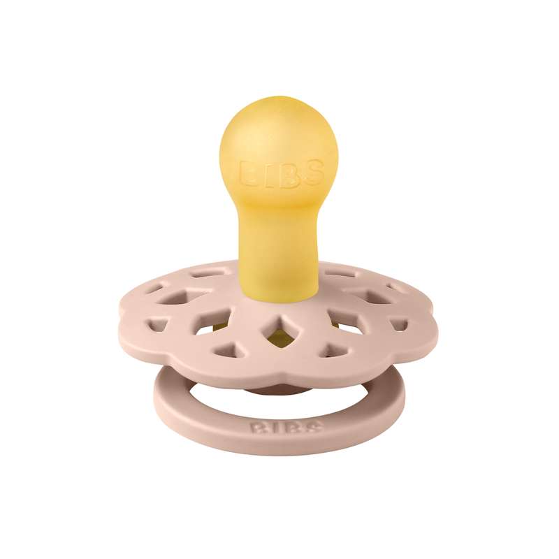 BIBS Rund Boheme Napp - Str. 1 - Naturgummi - Blush