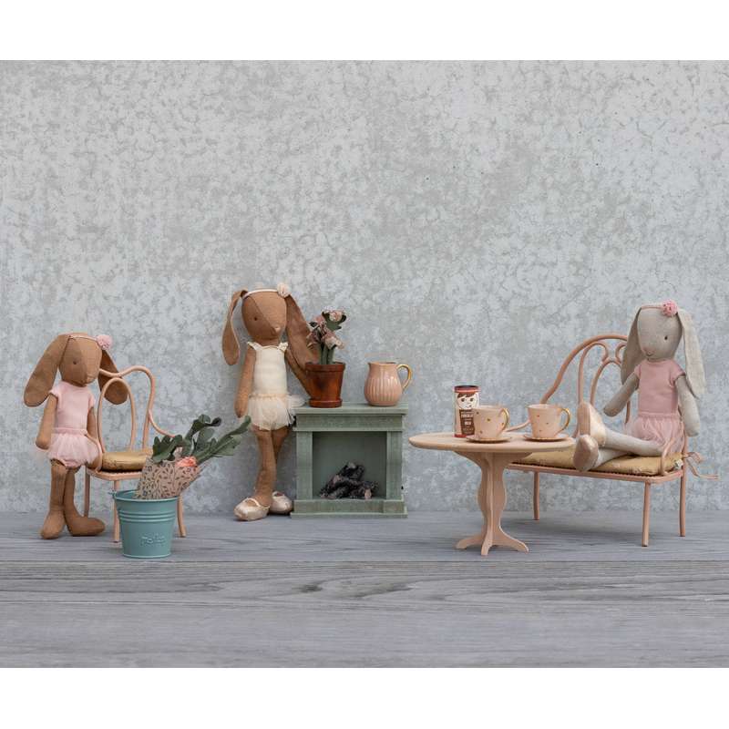 Maileg Vintagestol - Miniatyr - Mörk Puder