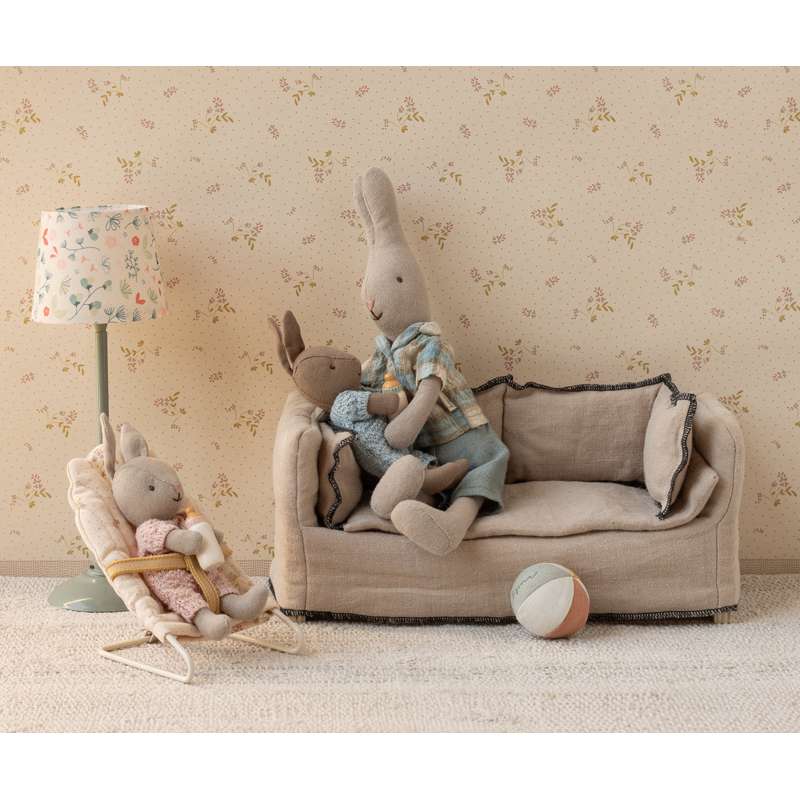 Maileg Babysitter - Miniatyr - Råvit