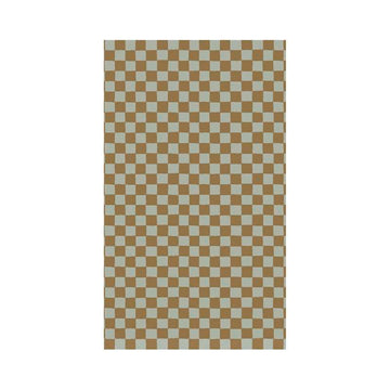 Maileg Presentpapper - 10 meter - Rutig - Mint/Okker 