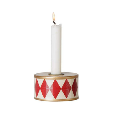 Maileg Ljusstake - Trumma - Röd/Off White