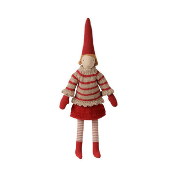 Maileg Pixy - Stl. 2 - Flicka - Randig Stickad Sweater