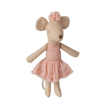 Maileg Ballerinamus - Storasyster - Ljus Ljung