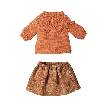 Maileg Kläder till Medium Möss - Kjol och Stickad Sweater