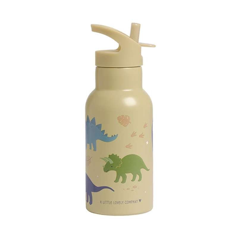 A Little Lovely Company dricksflaska i stål - 350ml - Dinosaur