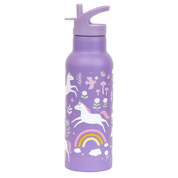 A Little Lovely Company Ståldricka flask - XL - 500ml - Unicorn Drömmar 