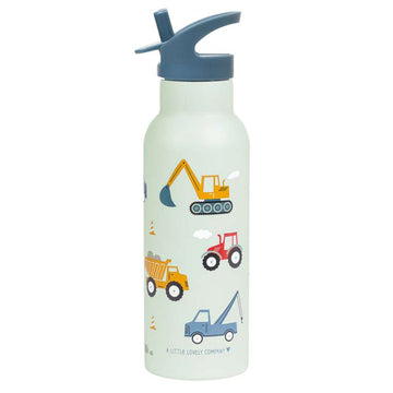 A Little Lovely Company Dricksflaska i Stål - XL - 500ml - Vehicles