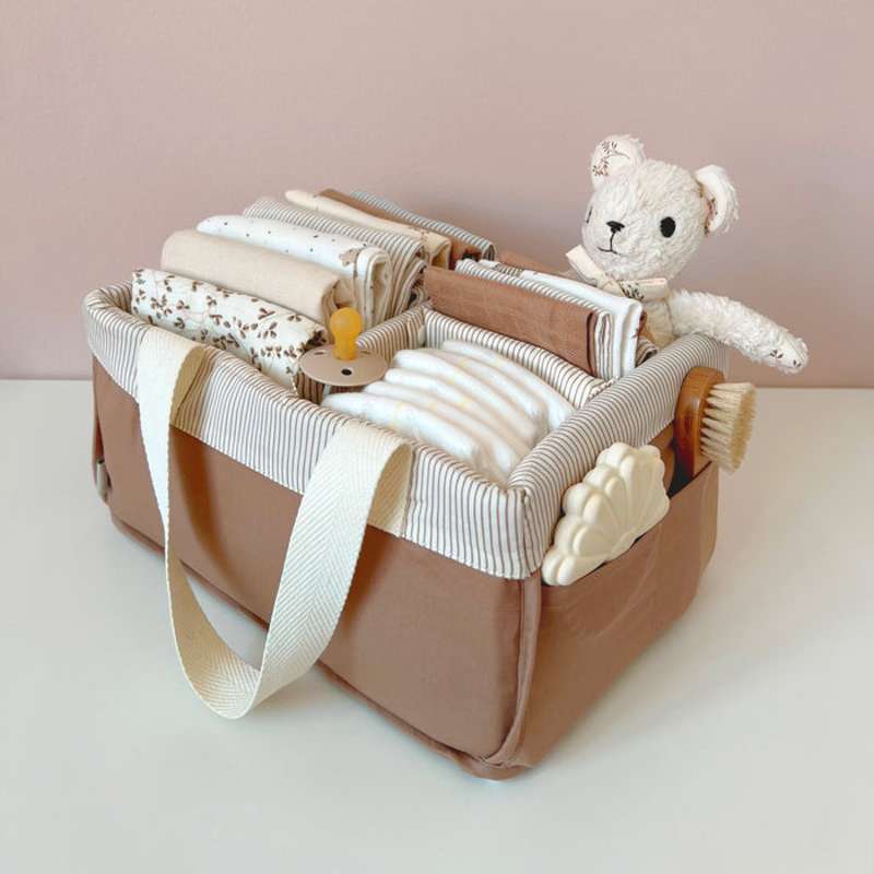 Cam Cam Copenhagen Pusselförvaring - OCS - Classic Stripes Camel 
