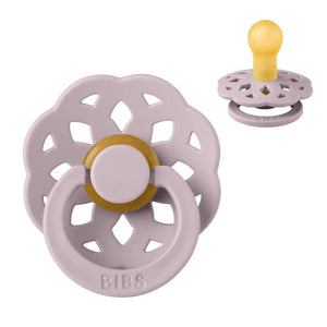 BIBS Rund Boheme napp - Str. 1 - Naturgummi - Dusky Lilac