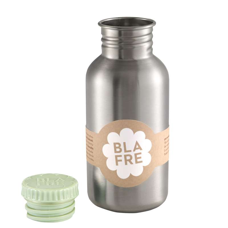Blafre Dricksflaska i Stål - 500 ml. - Ljus Grön 