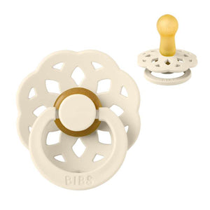 BIBS Rund Boheme Napp - Str. 2 - Naturgummi - Ivory