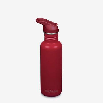 Klean Kanteen Classic Vattenflaska - Flip/Seal SportCap - 800ml - Garnet