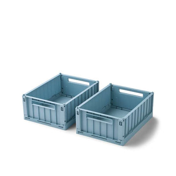 Liewood Weston Förvaringslåda - 2-pack - Liten - Strandblå 