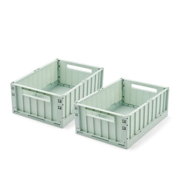 Liewood Weston Förvaringslåda - 2-pack - Medium - Ljus Pepparmint 