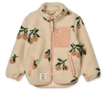 Liewood Nolan Fleecejacka - Peach/Sea Shell 