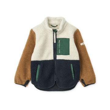 Liewood Nolan Fleecejacka - Classic Navy/Multi Mix
