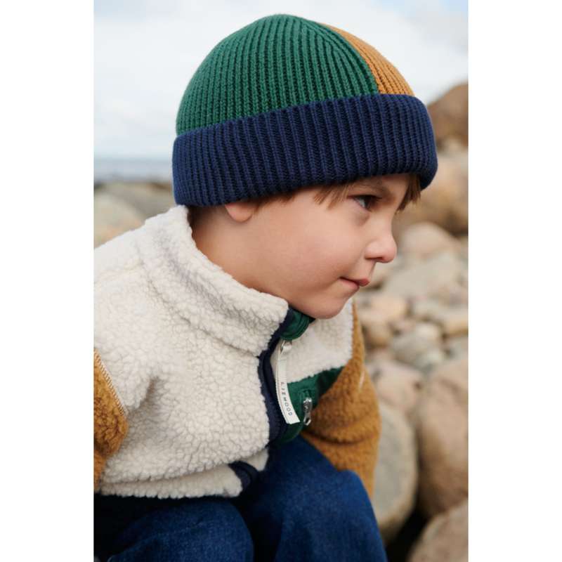 Liewood Nolan Fleecejacka - Classic Navy/Multi Mix