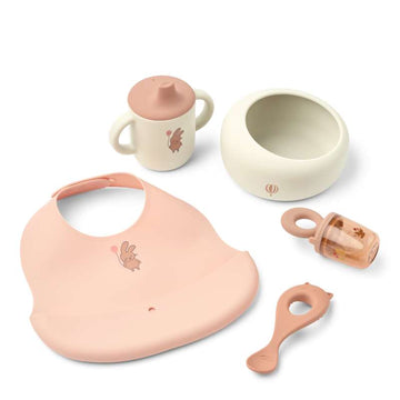 Liewood Mileah Baby Måltidsset - Wild Child/Rosey