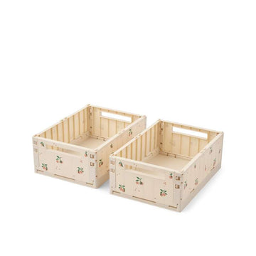 Liewood Weston Förvaringslåda - Medium - 2-pack - Peach/Sea Shell