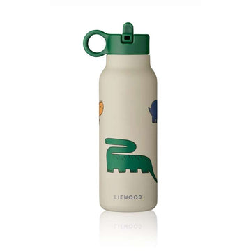 Liewood Falk Dryckesflaska - Rostfritt Stål - 350ml - Dinosaurs/Mist