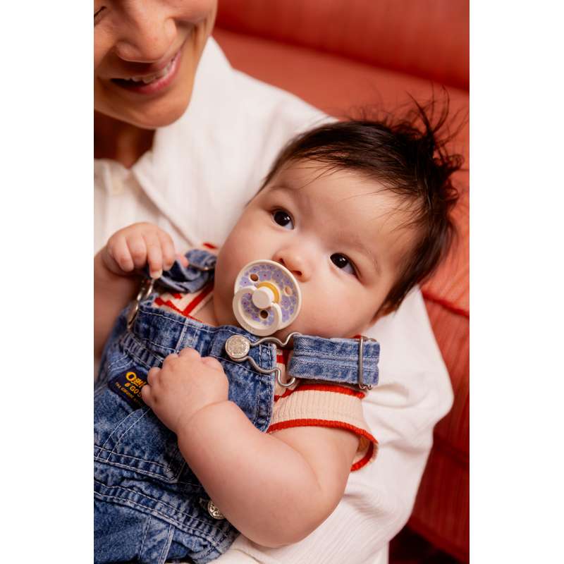 BIBS Rund Colour Napp - Str. 2 - Naturgummi - Studio Jasmine Field - Ivory