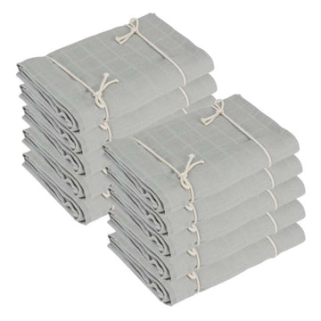 Oh'Naturel Ekologiska Muslinfiltar - 10-pack - Dove