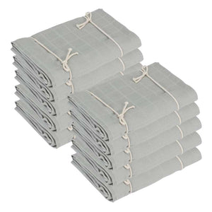 Oh'Naturel Ekologiska Muslinfiltar - 10-pack - Dove