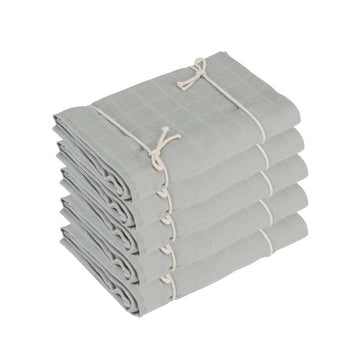 Oh'Naturel Ekologiska Muslinfiltar - 5-pack - Dove