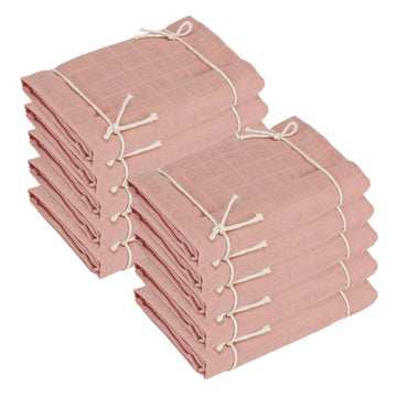Oh'Naturel Ekologiska Muslinfiltar - 10-pack - Rose